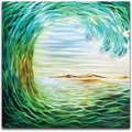 Metal Artscape 39 X 39 in Rip Curl SinglePaneled Xl Handmade Metal Wall Art MA10030